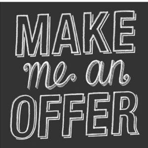 Love the item but not the price? Make me an offer!